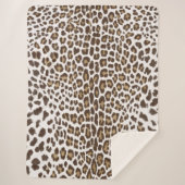 Leopardenhaut Sherpadecke (Vorderseite)