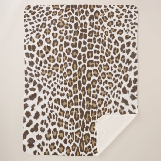 Leopardenhaut Sherpadecke (Vorderseite)