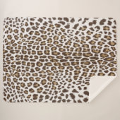 Leopardenhaut Sherpadecke (Vorderseite (Horizontal))