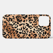 Leopardenhaut. Stilvolles Bluse-Design mit Leopard Case-Mate iPhone Hülle (Rückseite (Horizontal))