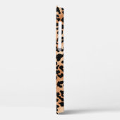 Leopardenhaut. Stilvolles Bluse-Design mit Leopard Case-Mate iPhone Hülle (Rückseite / Links)