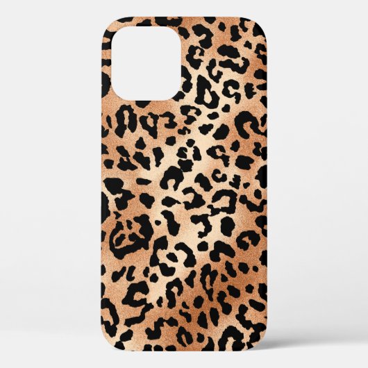 Leopardenhaut. Stilvolles Bluse-Design mit Leopard Case-Mate iPhone Hülle (Rückseite)