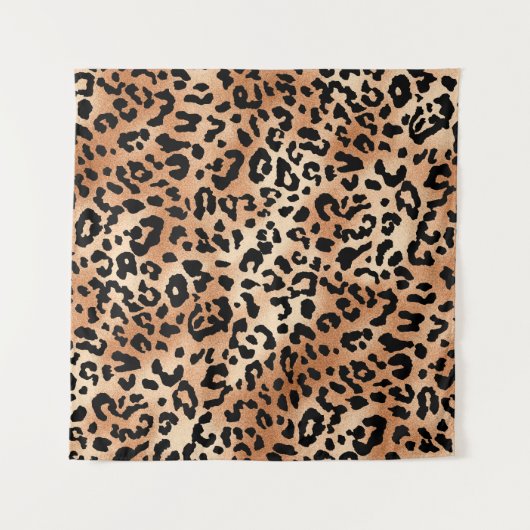 Leopardenhaut. Stilvolles Bluse-Design mit Leopard Wandteppich (Vorderseite)