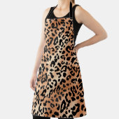 Leopardenhaut Stilvolles Bluse-Design mit Leoparde Schürze (InSitu)