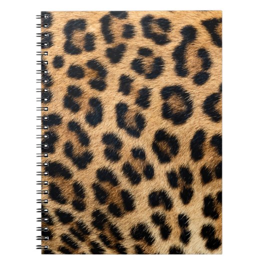 Leopardenhaut-Textur Notizblock (Vorderseite)