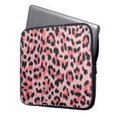Leopardenhaut: Vintage nahtlose Textur Laptopschutzhülle (Vorderseite Links)