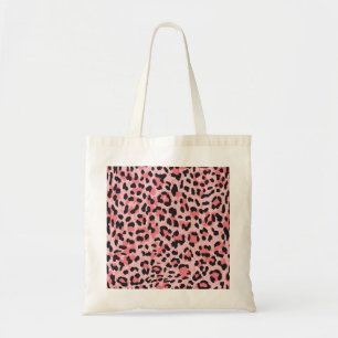 Leopardenhaut: Vintage nahtlose Textur Tragetasche