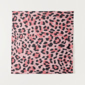 Leopardenhaut: Vintage nahtlose Textur Wandteppich (Vorderseite (Horizontal))