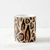 Leopardenhaut: Zeitloses, nahtloses Muster Kaffeetasse (Mittel)