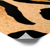 Leopardenhaut: Zeitloses, nahtloses Muster Poster (Ecke)