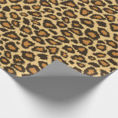 Leopardenhautmuster Geschenkpapier (Ecke)