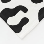 Leopardenhautnahtloses Muster Fleecedecke (Ecke)