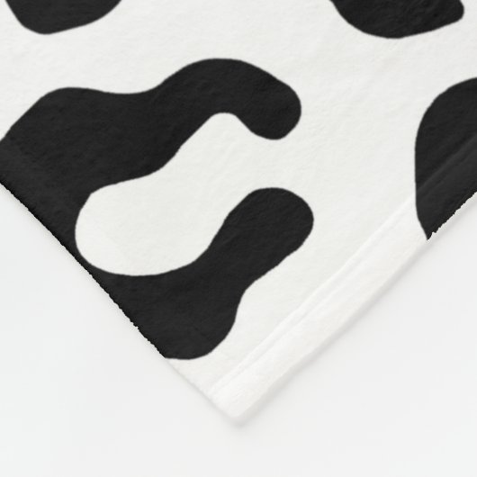 Leopardenhautnahtloses Muster Fleecedecke (Ecke)