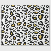 Leopardenhautnahtloses Muster Geschenkpapier (Flach)