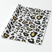 Leopardenhautnahtloses Muster Geschenkpapier (Ungerollt)