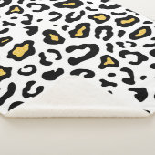 Leopardenhautnahtloses Muster Sherpadecke (3/4)