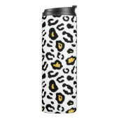 Leopardenhautnahtloses Muster Thermosbecher (Nach links gedreht)