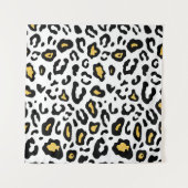 Leopardenhautnahtloses Muster Wandteppich (Vorderseite (Horizontal))
