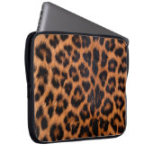 Leopardenhautstruktur: Naher Leopardenfleck Laptopschutzhülle (Vorne Rechts)
