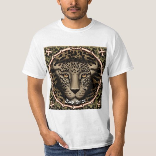 Leopardenknochen  T-Shirt (Vorderseite)