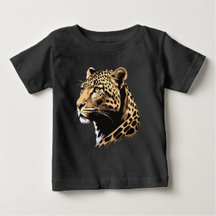 Leopardenkopf Baby T-shirt