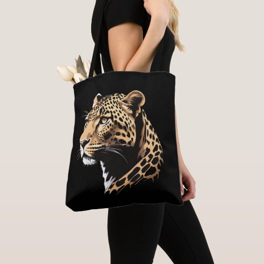 Leopardenkopf Tasche (Von Nahem)