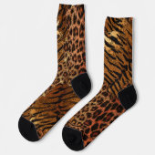 Leopardenleder Socken (Linkes Detail)
