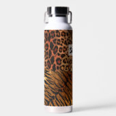 Leopardenleder Trinkflasche (Vorne)