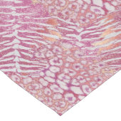 Leopardenlederhaut, trendig, gepunktet gestreift kurzer tischläufer (Ecke)