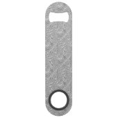 Leopardenlederhaut, trendy, gepunktet gestreifte K Speed Flaschenöffner (Vorderseite)