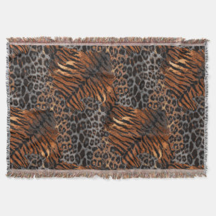 Leopardenledermode Decke