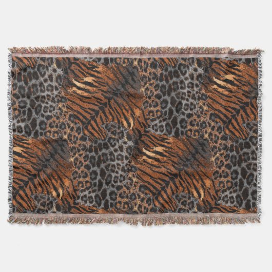 Leopardenledermode Decke (Vorderseite)