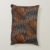 Leopardenledermode Dekokissen (Rückseite(Vertikal))
