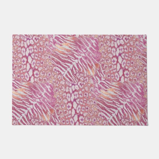 Leopardenledermode Fußmatte (Vorderseite)