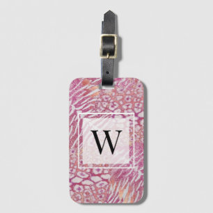 Leopardenledermode Gepäckanhänger