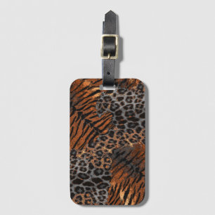 Leopardenledermode Gepäckanhänger