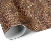 Leopardenledermode Geschenkpapier (Rolleneckpunkt)