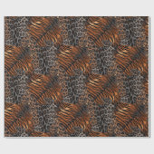 Leopardenledermode Geschenkpapier (Flach)