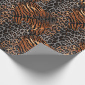 Leopardenledermode Geschenkpapier (Ecke)