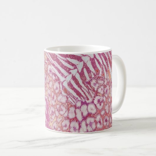 Leopardenledermode Kaffeetasse (VorderseiteRechts)