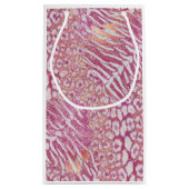 Leopardenledermode Kleine Geschenktüte (Rückseite)