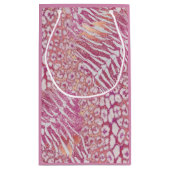 Leopardenledermode Kleine Geschenktüte (Rückseite)