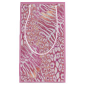 Leopardenledermode Kleine Geschenktüte (Vorderseite)