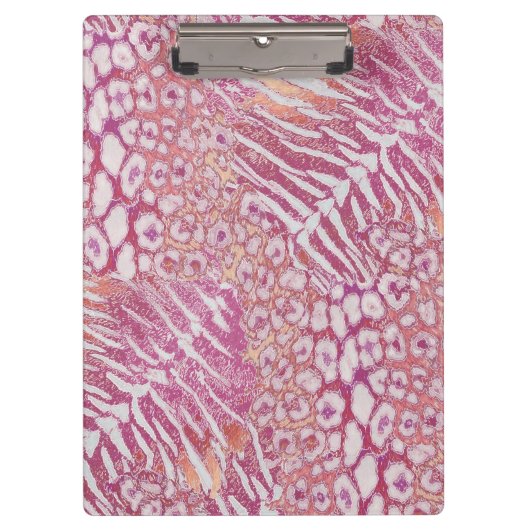 Leopardenledermode Klemmbrett (Vorderseite)