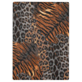Leopardenledermode Klemmbrett (Rückseite)