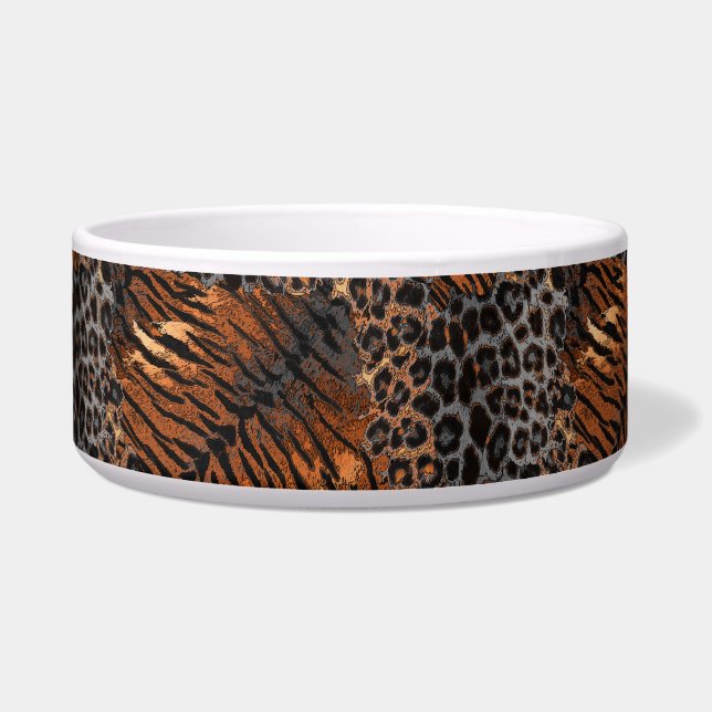 Leopardenledermode Napf (Vorderseite)