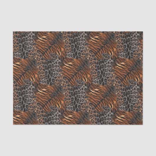 Leopardenledermode Seidenpapier (Vorderseite)