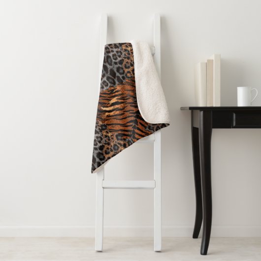 Leopardenledermode Sherpadecke (Beispiel)