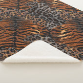 Leopardenledermode Sherpadecke (3/4)