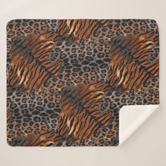 Leopardenledermode Sherpadecke (Vorderseite (Horizontal))